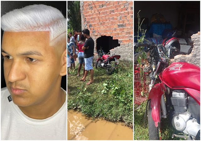 Motociclista morre e amigo fica gravemente ferido após colisão contra muro no Gapara, em São Luís