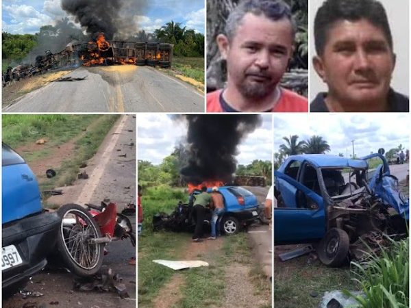 Identificadas as vítimas de grave acidente na BR-135 entre Miranda e Matões do Norte PRF confirmou três vítimas fatais.