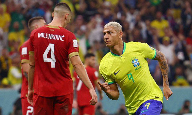 Richarlison decide e Brasil inicia Copa com vitória sobre a Sérvia Camisa 9 (foto) marcou duas vezes, uma delas um golaço de voleio