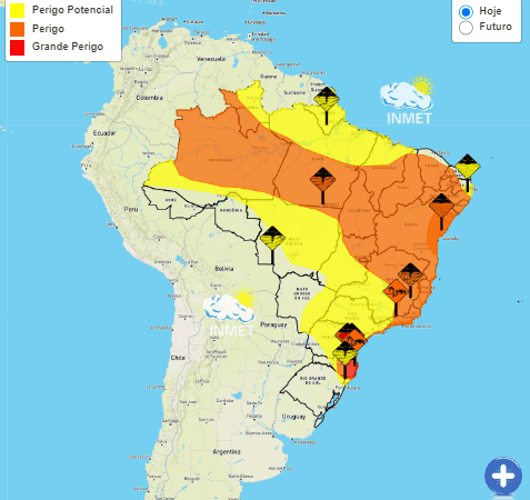 Maranhão tem alertas de tempestade e ventos de até 100 km/h Os avisos são válidos até as 10h desta quarta-feira (30).