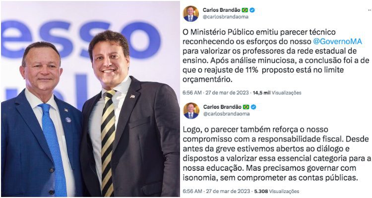 Brandão destaca parecer do MP que atesta limite orçamentário em proposta do governo aos professores
