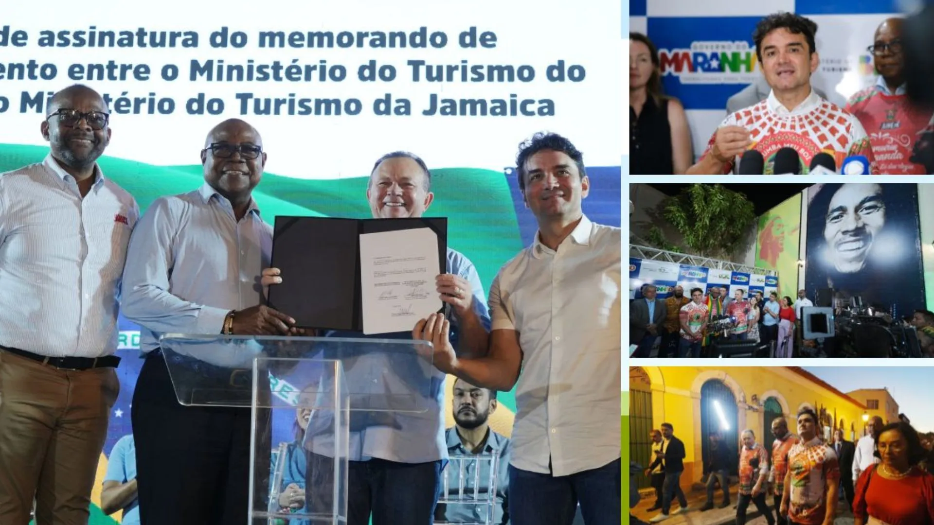 VÍDEO: Maranhão e Jamaica assinam acordo para impulsionar turismo